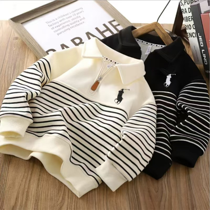 Boys Striped Sweatshirt