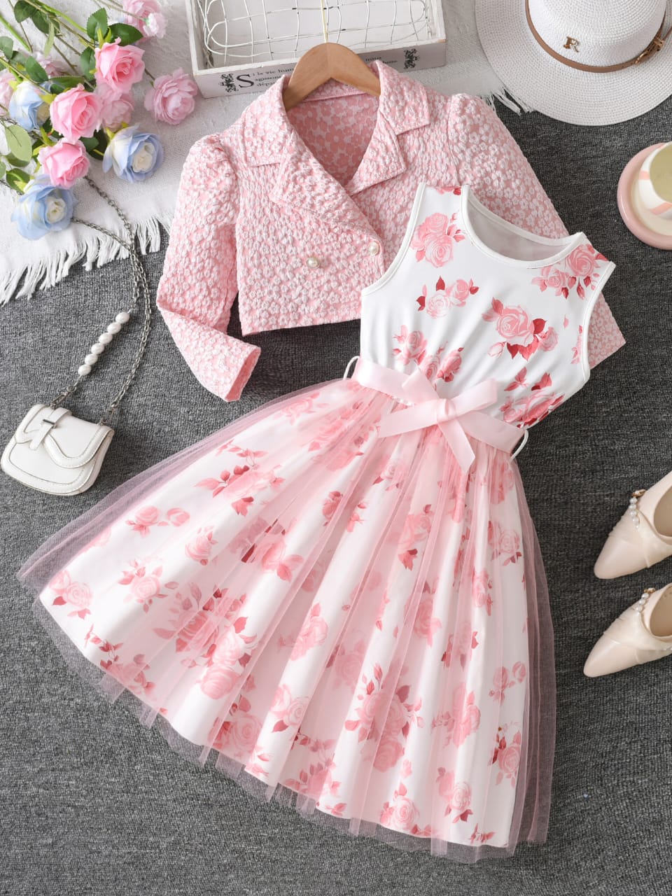 Girls Dress Set