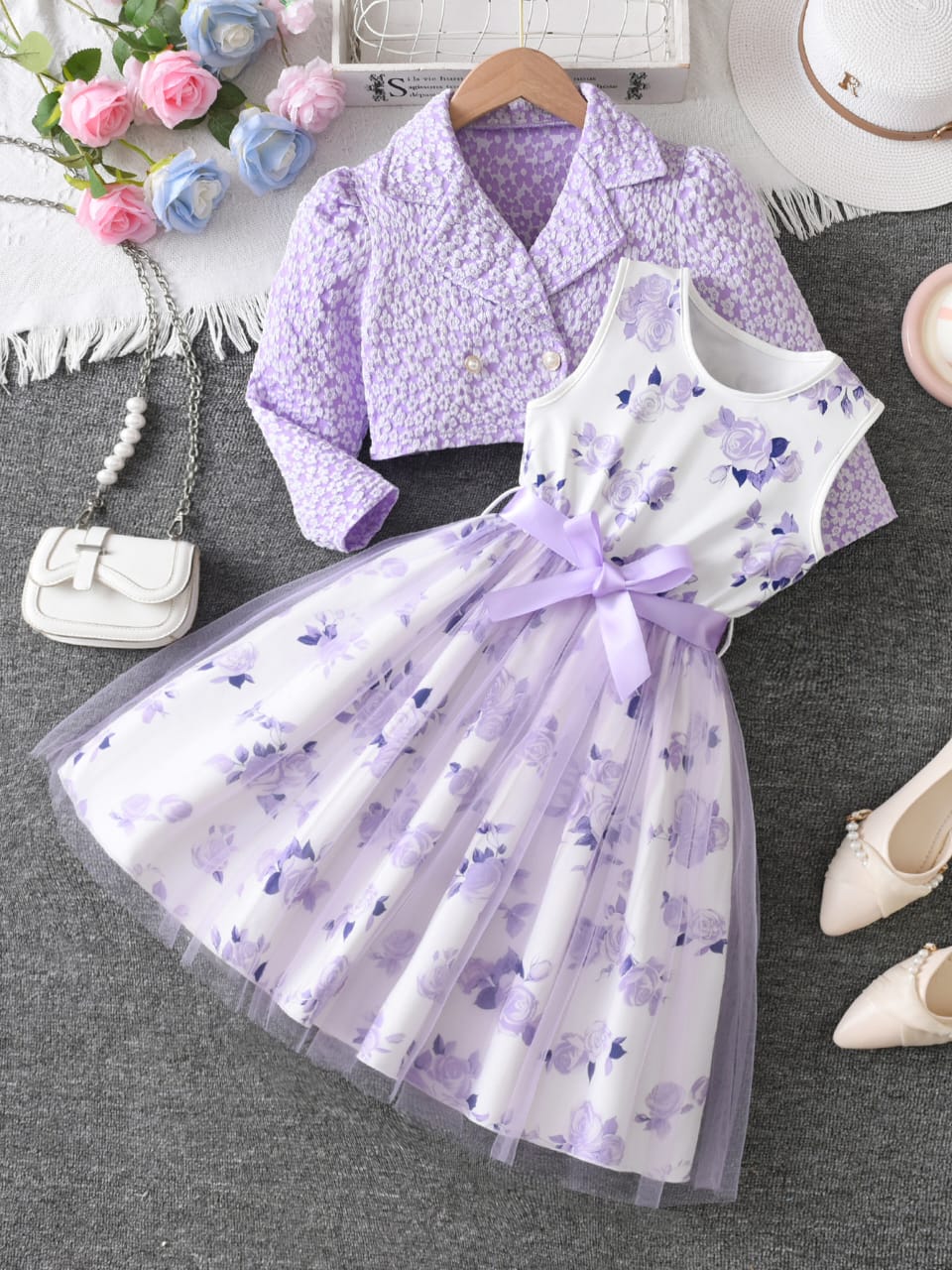 Girls Dress Set