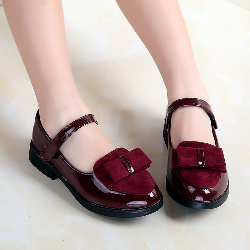 Cute Rabbit Girls' Leather Shoes