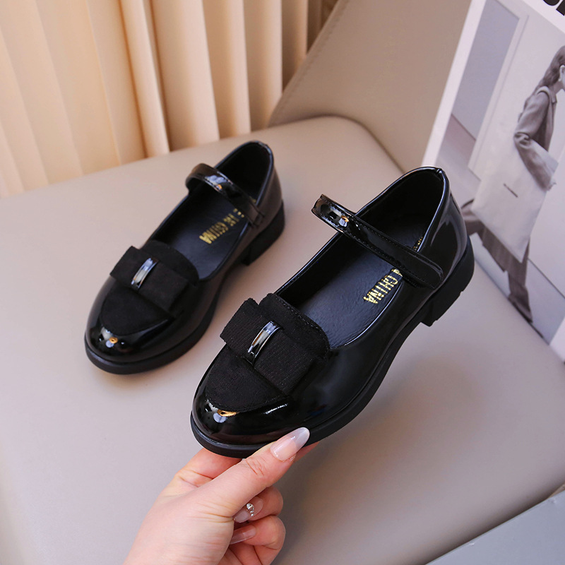 Cute Rabbit Girls' Leather Shoes