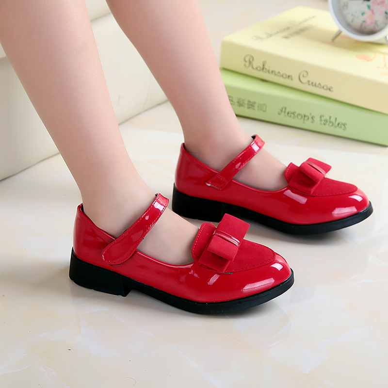Cute Rabbit Girls' Leather Shoes